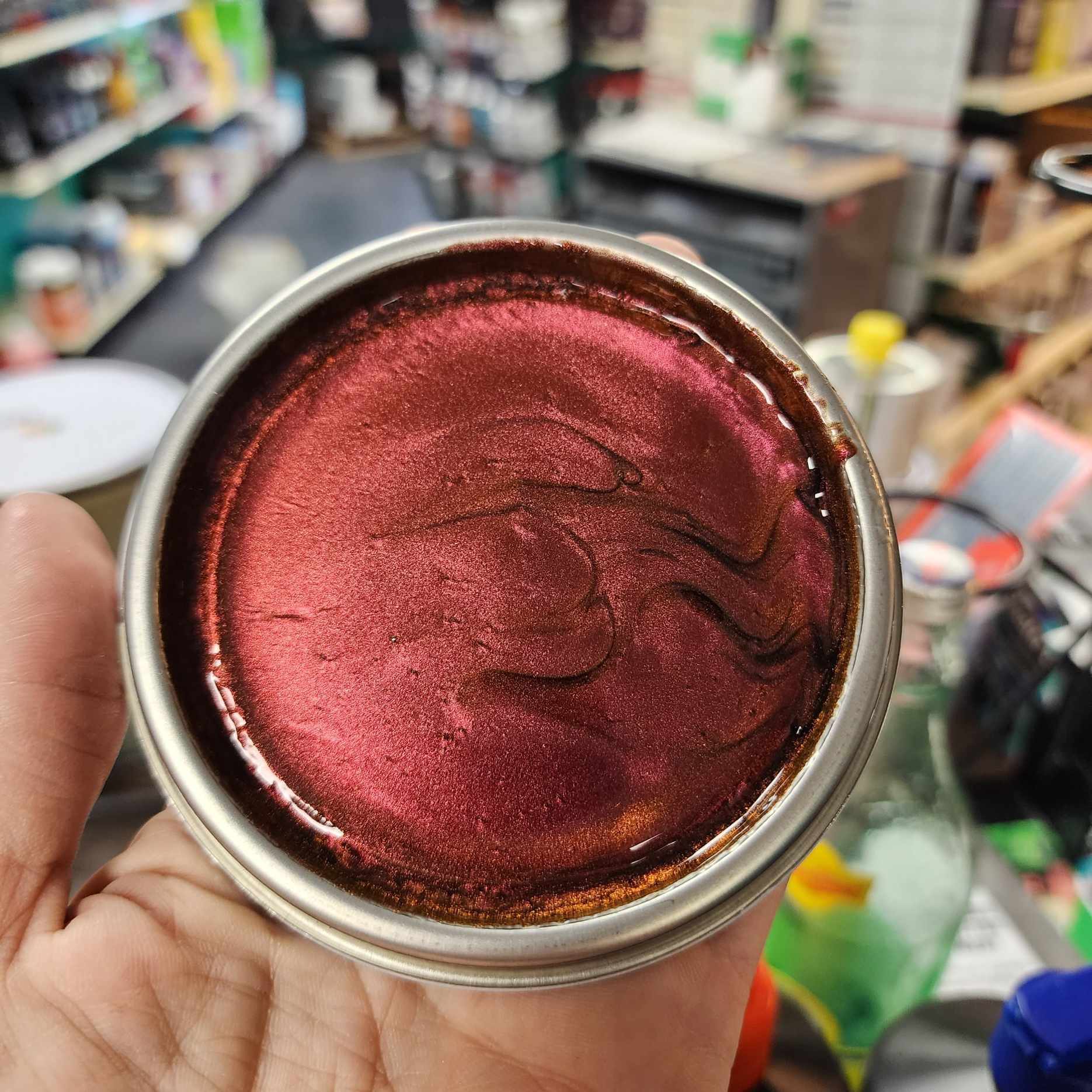 Chameleon Red to Gold – Color-Shifting Automotive Paint