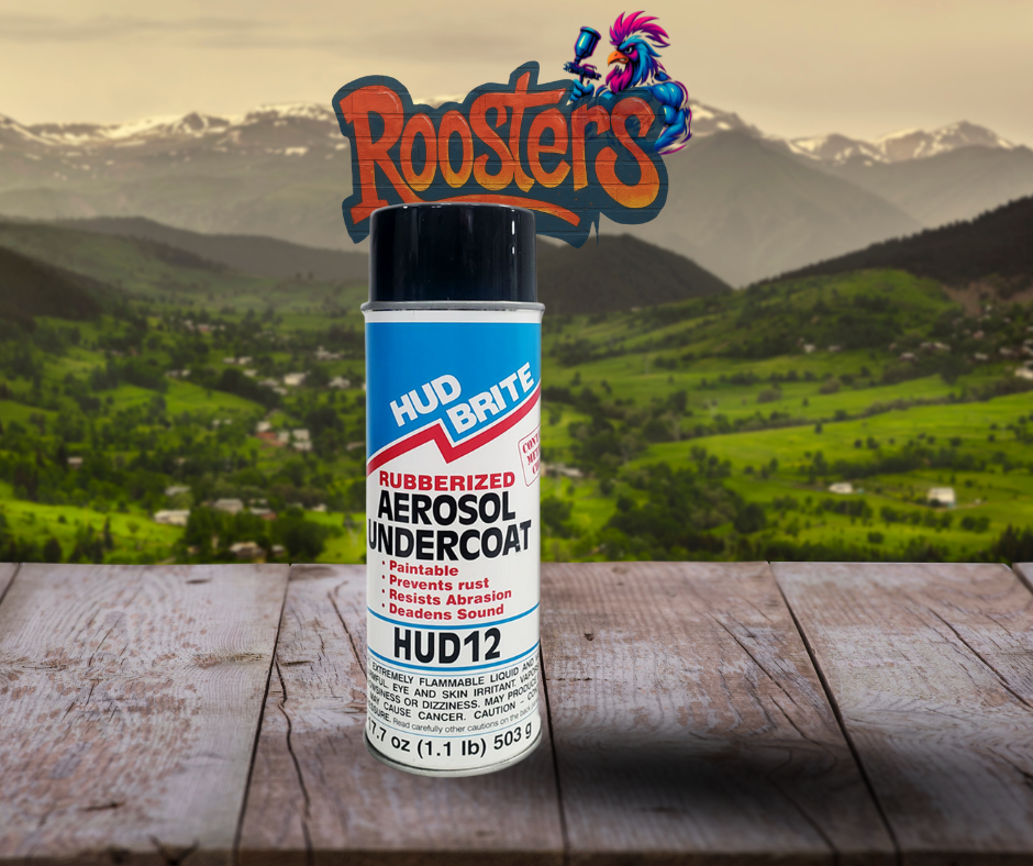 HUD12 Rubberized Undercoat 19.4 oz aerosol can – black finish