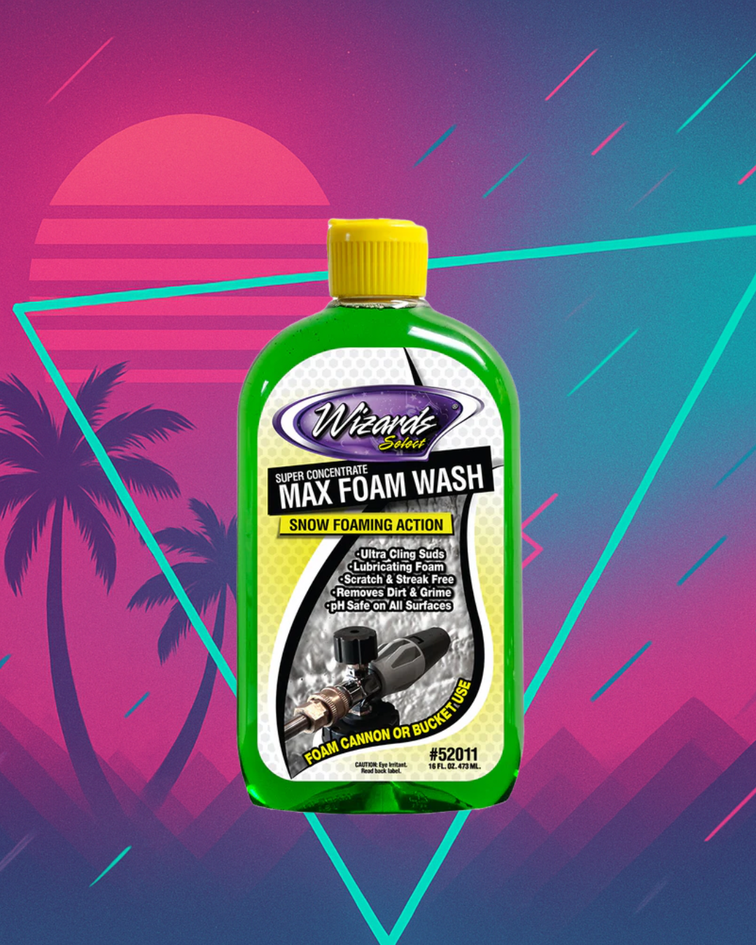 Wizards Max Foam Wash bottle – snow foam for auto detailing