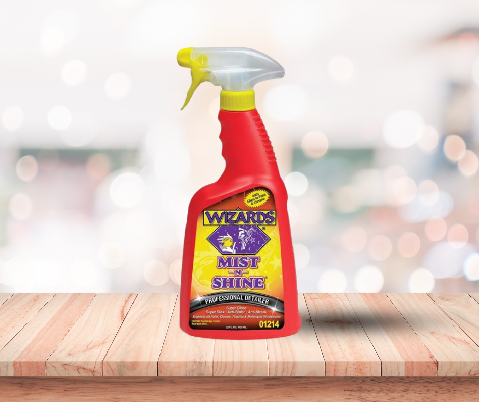 Wizards Mist-N-Shine – 22 oz spray bottle detailer