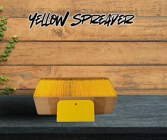 Yellow Spreaders for Body Filler Application