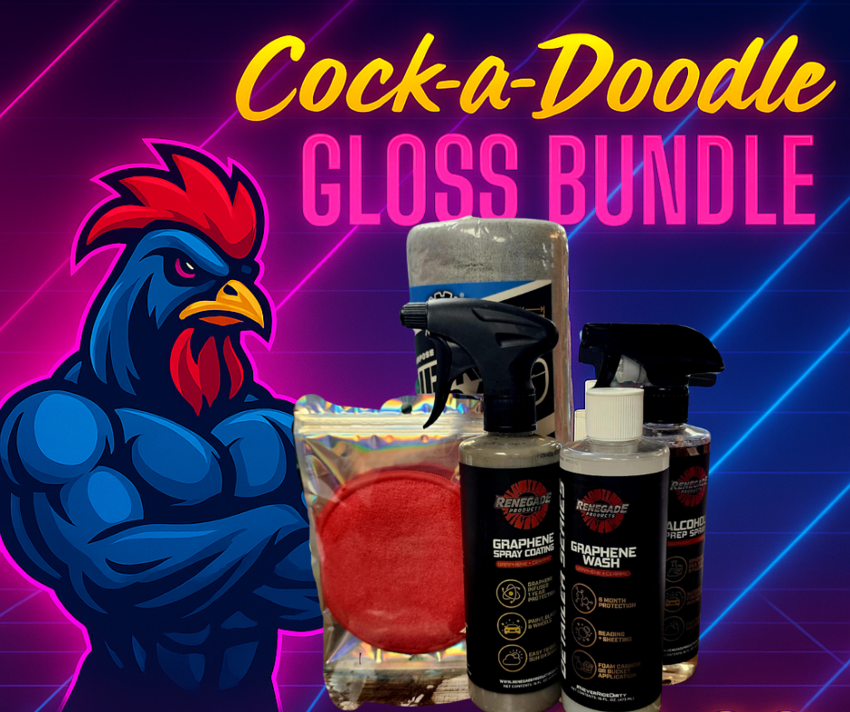 Cock-a-Doodle-Gloss Bundle – Rooster’s Complete Graphene Detail Kit