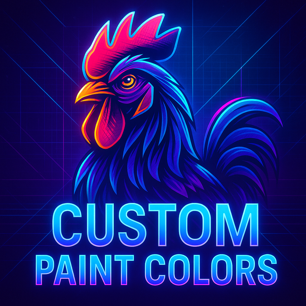 Rooster's Custom Paint Colors