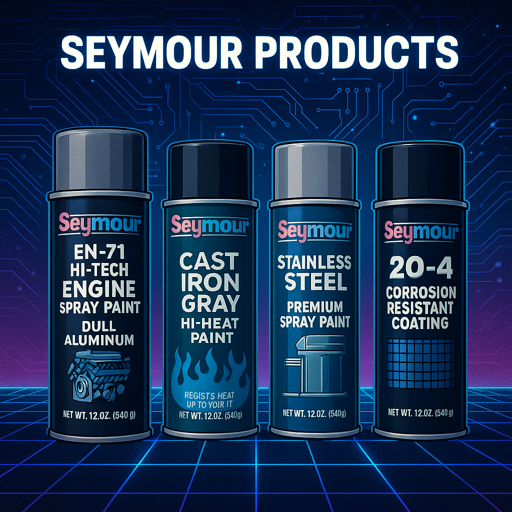 Seymour Spray Paints – High-Temperature and Corrosion-Resistant Coatings