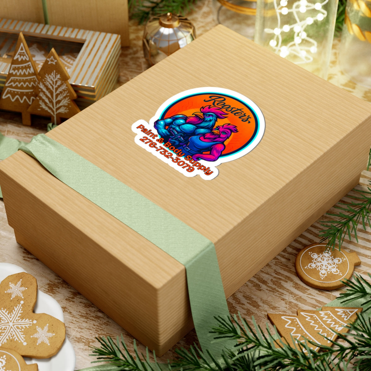 Rooster’s Logo Sticker