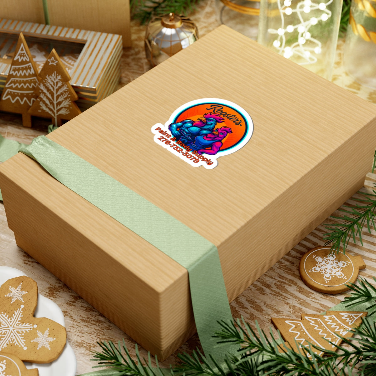 Rooster’s Logo Sticker