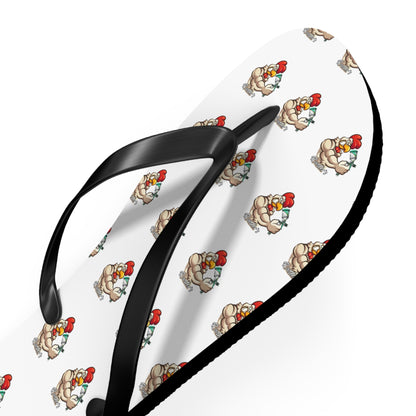 Rooster's Logo Flip Flops