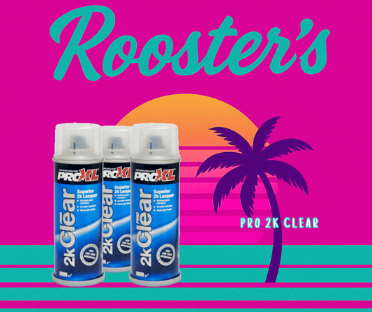 ProXL Pro 2K Clear Aerosol 919581-US – 14oz Professional 2K Clear Coat in Spray Can