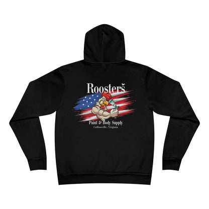 Rooster's USA Logo Unisex  Fleece Pullover Hoodie