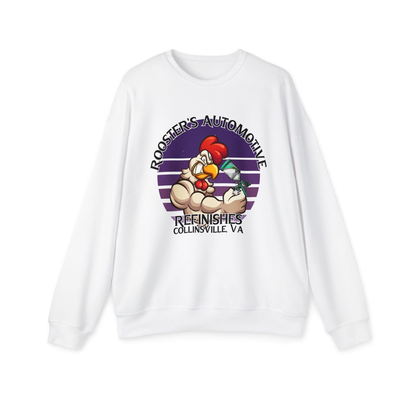 Rooster's Purple Deco Unisex  Sweatshirt