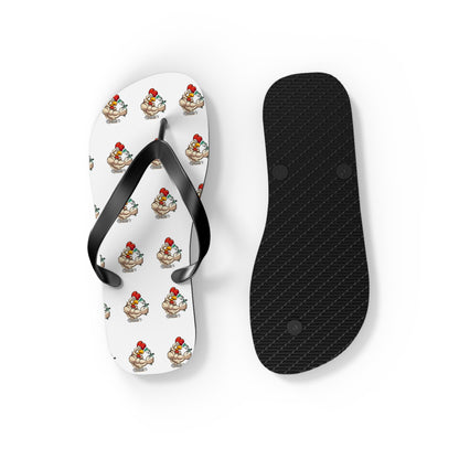 Rooster's Logo Flip Flops