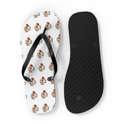 Rooster's Logo Flip Flops