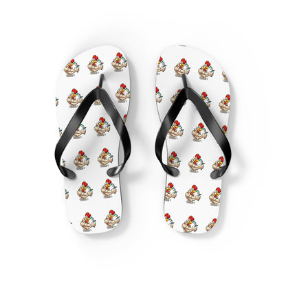 Rooster's Logo Flip Flops