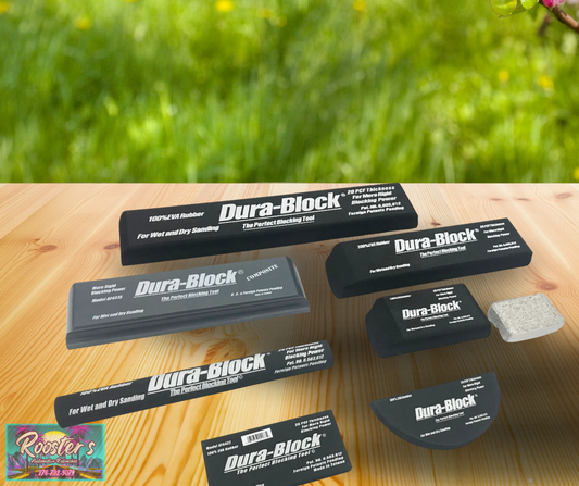 Standard closed-cell EVA rubber blocks—smooth-surface blocks requiring stick-on or PSA sandpaper 