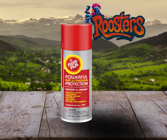 FLUID FILM rustproofing spray for automotive and industrial use