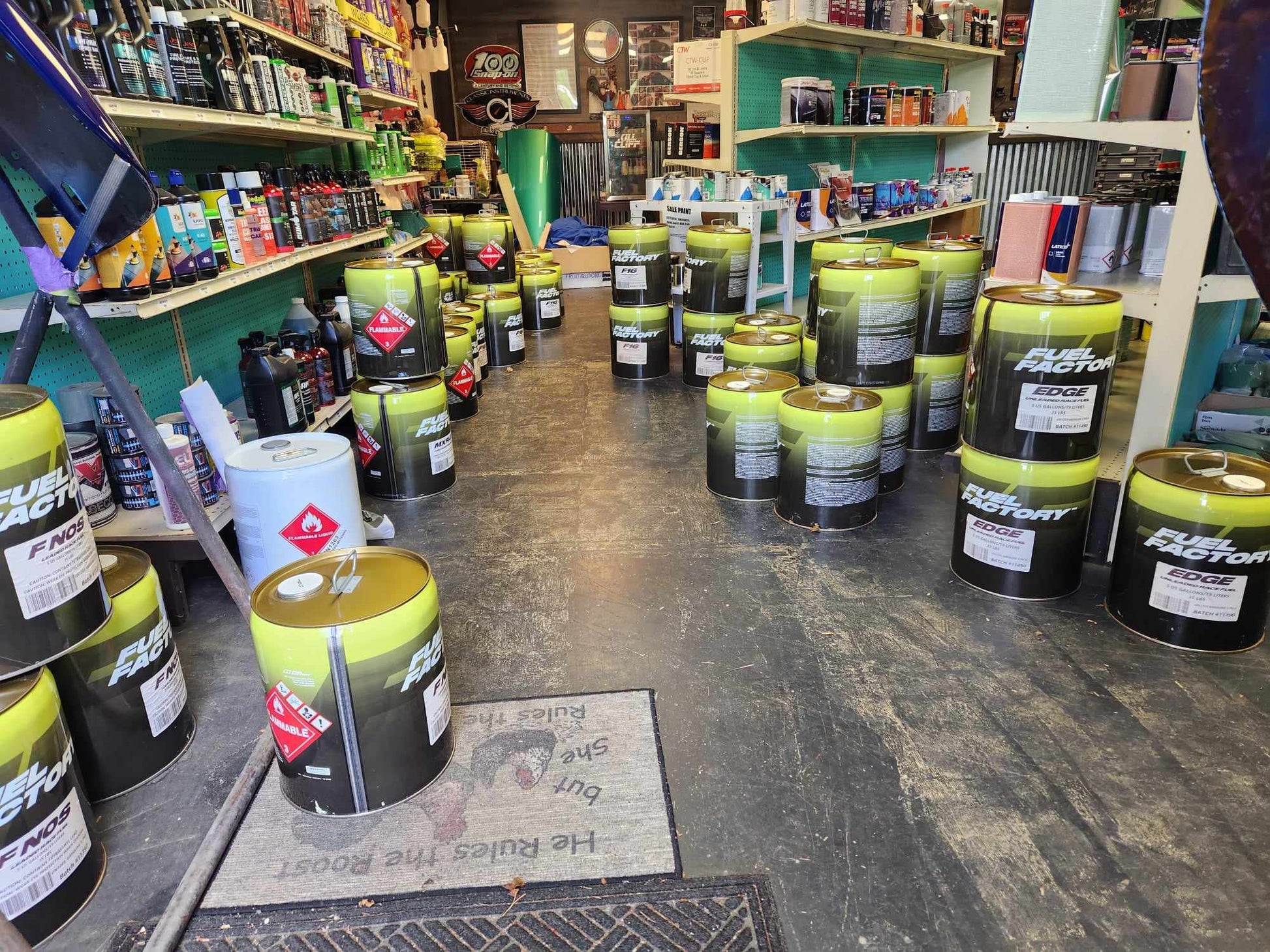 Fuel Factory Racing Fuel Cans – Available at Roosters
