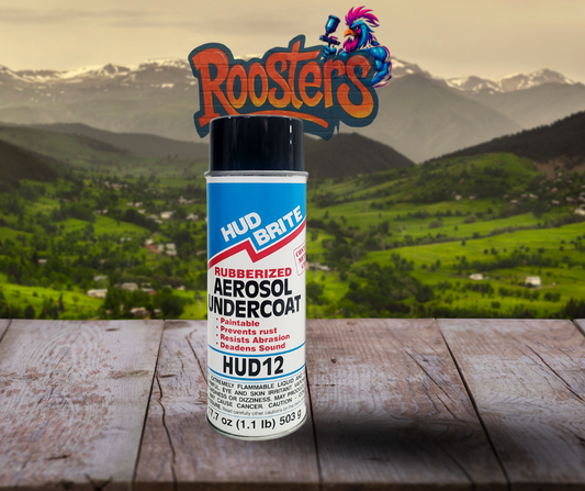 HUD12 Rubberized Undercoat 19.4 oz aerosol can – black finish