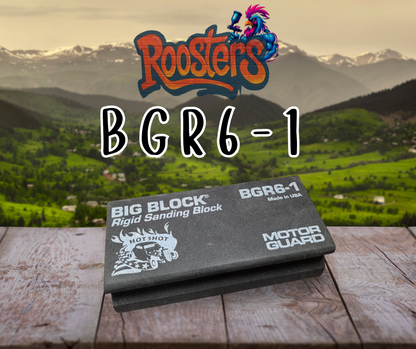 BG6-1 Big Block 6.5": 6.5-inch Big Block with ultra-flat face, ideal for sanding medium-sized curved panels.