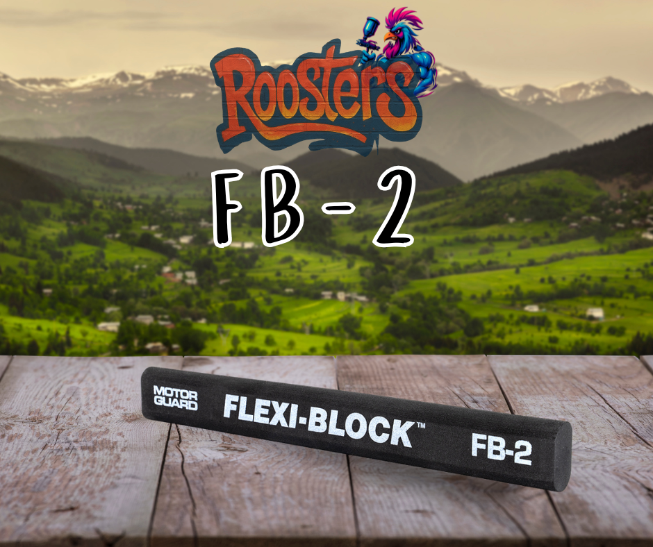 FB-2 Flexi-Block (Double-D): Double-D Flexi-Block with radiused sides for sanding inside contours.