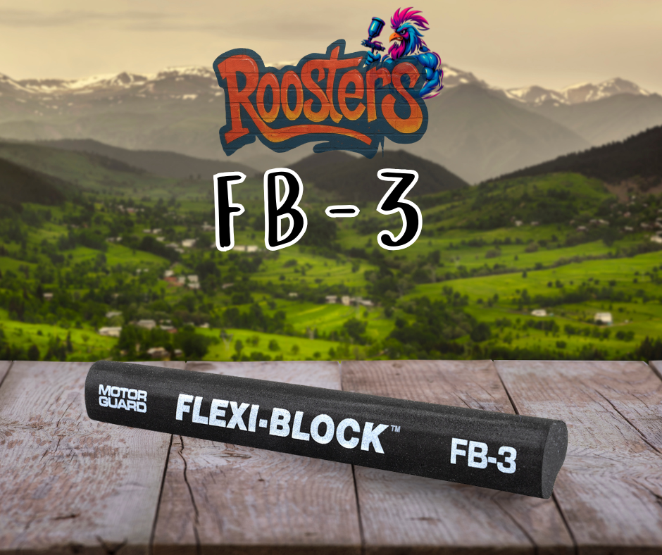 FB-3 Flexi-Block (Curved): Curved Flexi-Block for complex body lines and contoured detail sanding.