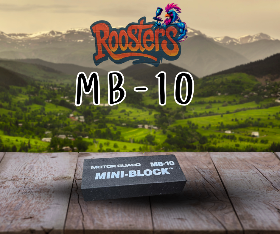MB-10 Mini Block (Rectangular): Small rectangular Mini Block for fine sanding in tight, flat areas.