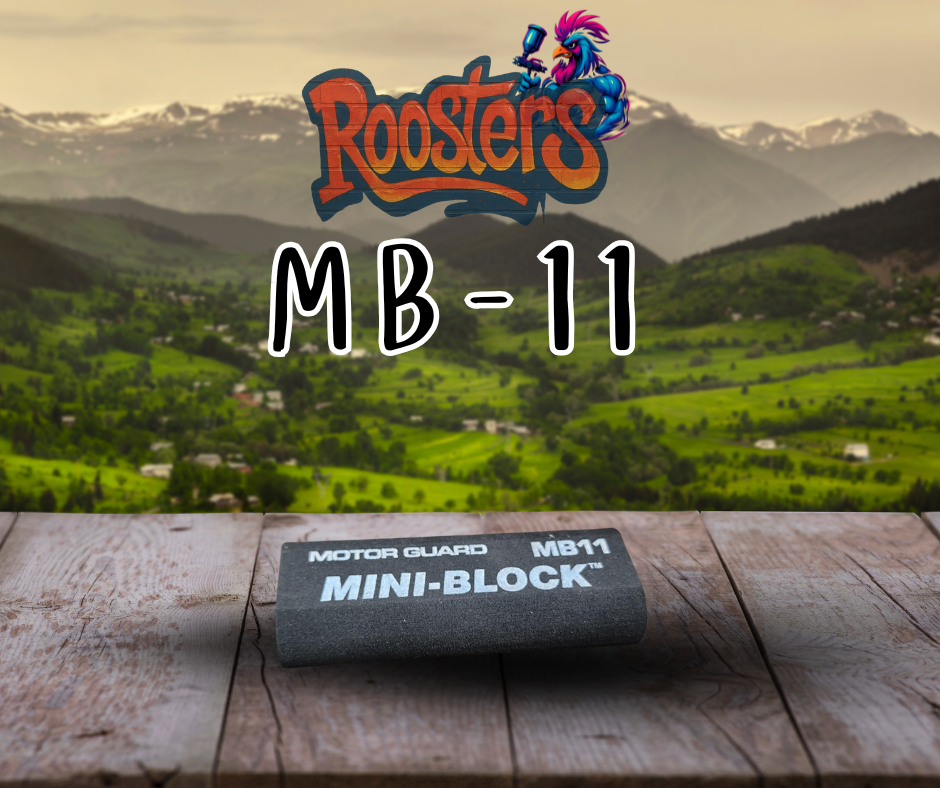 MB-11 Mini Block (Double-D): Double-D shaped Mini Block with rounded sides for intricate contour work.