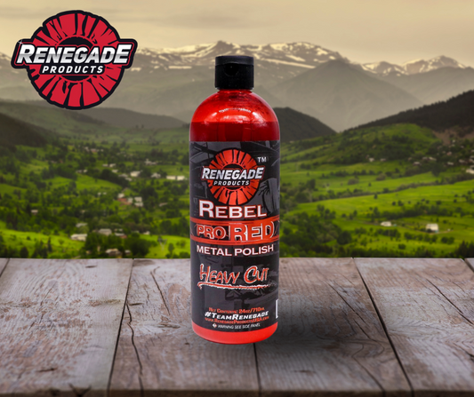 Renegade Red Liquid Metal Polish Bottle