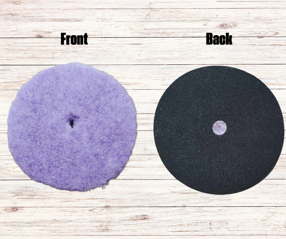 Jescar Purple Buff Pad Foamed Wool