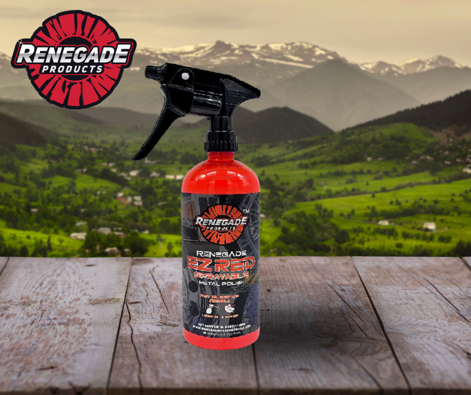 Renegade EZ Red Sprayable Metal Polish – 24 oz