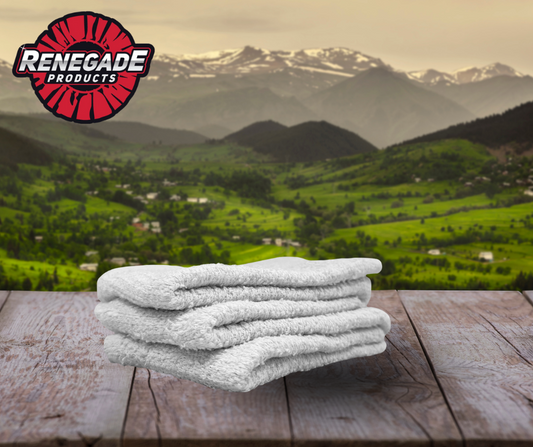 Renegade Ribbed Terry Cloth Towels – 12 Pack
