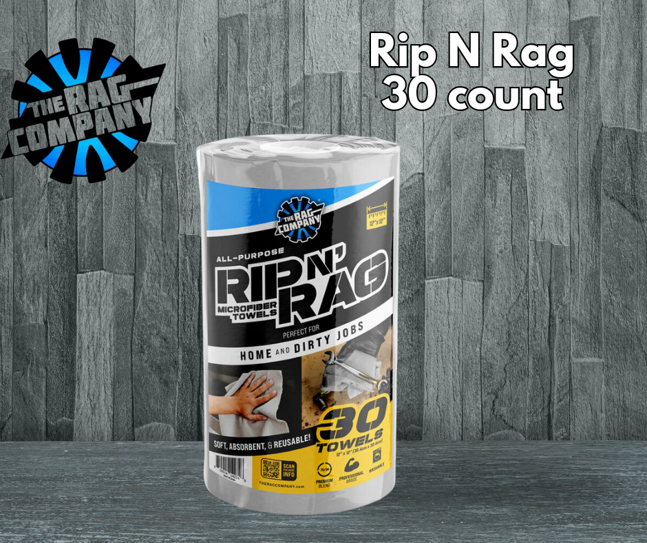 The Rag Company - Rip N Rag - 30 Count – RoostersPaintandBodySupplies