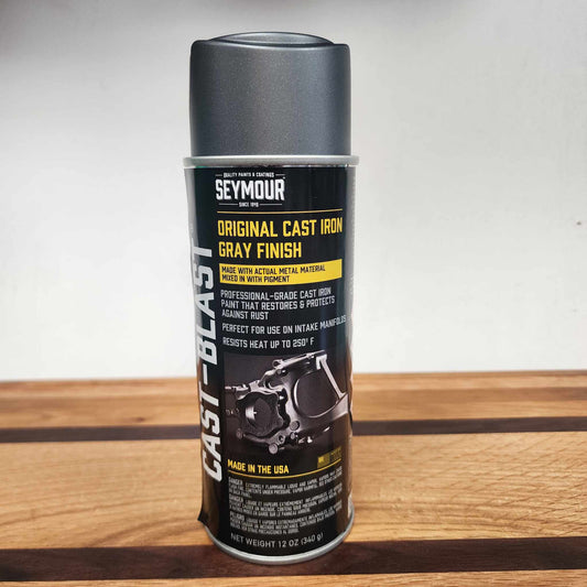 Seymour 16-2668 Hot Spot Hi-Heat Paint – Cast Iron Gray 12 oz