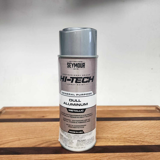 Seymour EN-71 Hi-Tech Engine Spray Paint – Dull Aluminum 12 oz