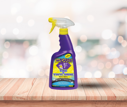 Wizards Tire & Vinyl Shine – 22 oz spray bottle