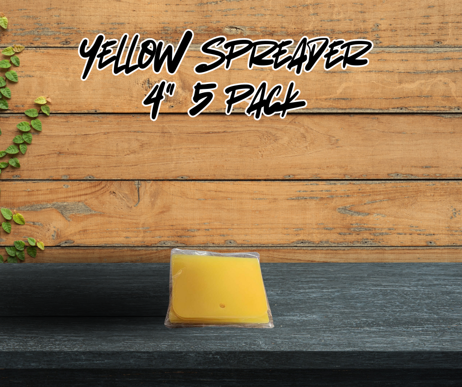 Yellow Spreaders for Body Filler Application