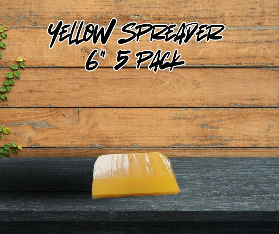 Yellow Spreaders for Body Filler Application