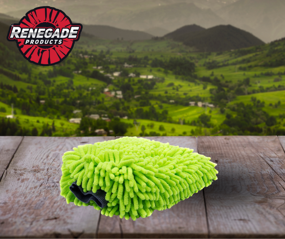 Renegade Chenille Wash Mit - Green