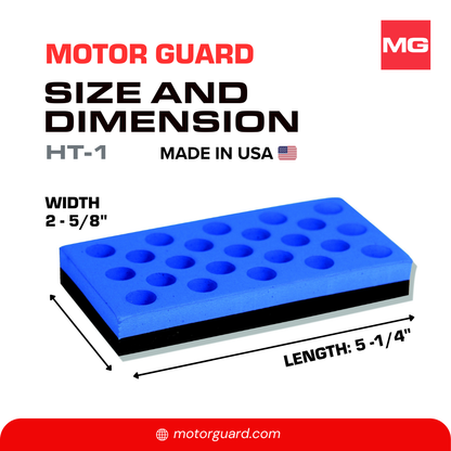 HT-1 Holey Terror®: Holey Terror sanding block with perforated face for faster cutting and rigid back for control.
